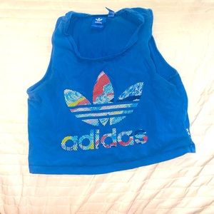 Adidas crop top. Loosely fit.